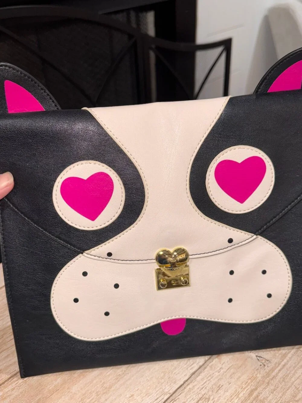 NWOT Betsey Johnson Cat Clutch Purse Bag